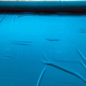 AQUA BLUE DYED SATIN FABRIC ROLL - WHOLESALE 50% OFF OR BEST OFFER